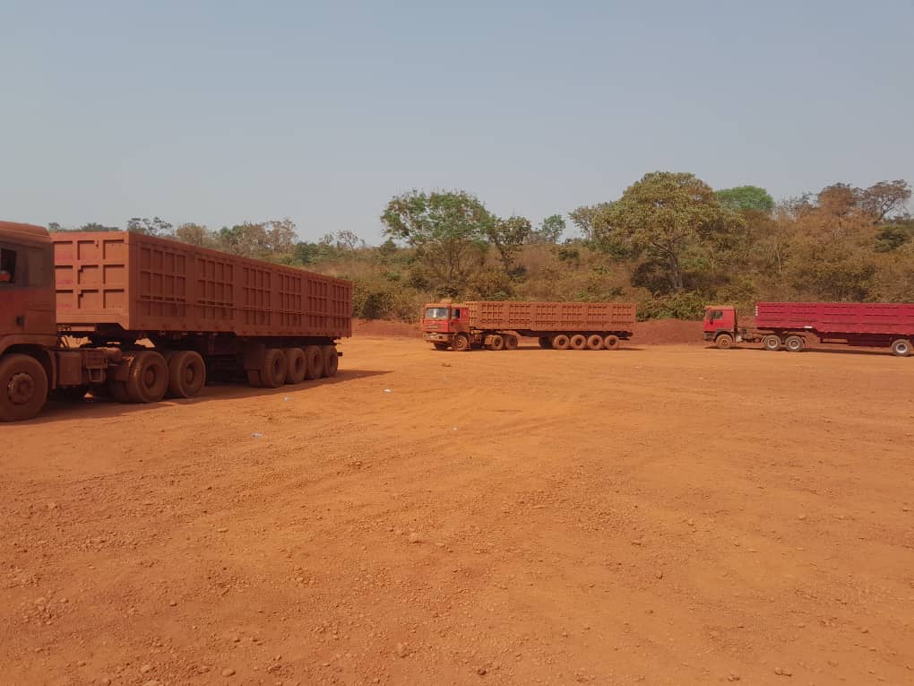Flotte de transport sur site minier